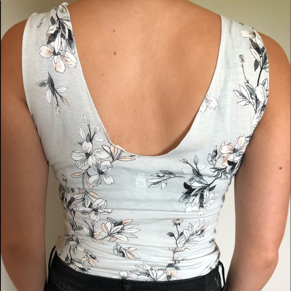 floral body suit (onesie) - Picture 3 of 3